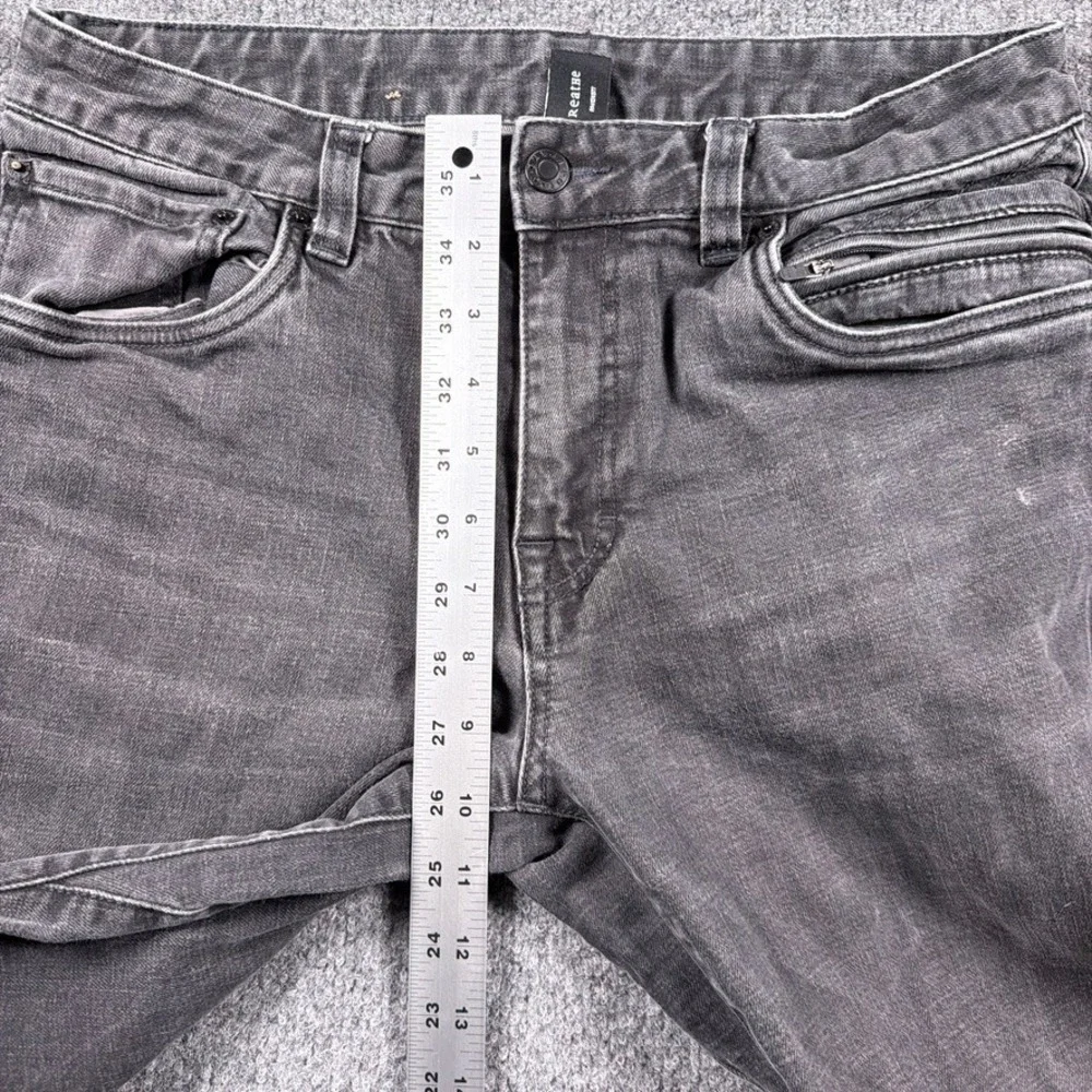 prAna Jeans Mens 32 x 32 Gray Organic Cotton Stretch Straight Leg Denim Pants